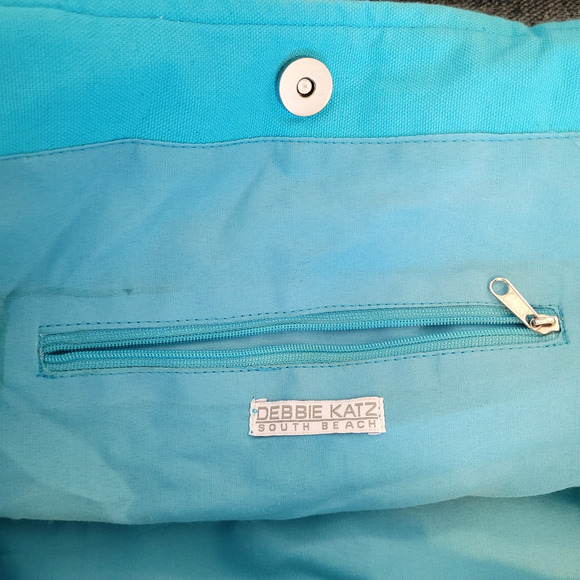 Debbie Katz Hobo Style South Large South Beach Bag Beautiful Multicolor C5 - Picture 10 of 16